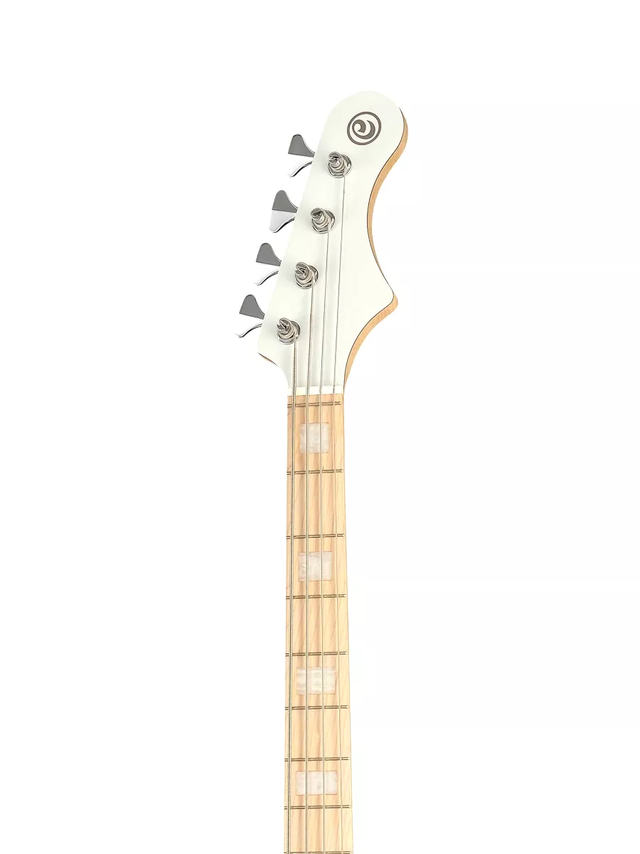 NJS4-WHT Elrick NJS Series Бас-гитара, белая, с чехлом, Cort - фото 4