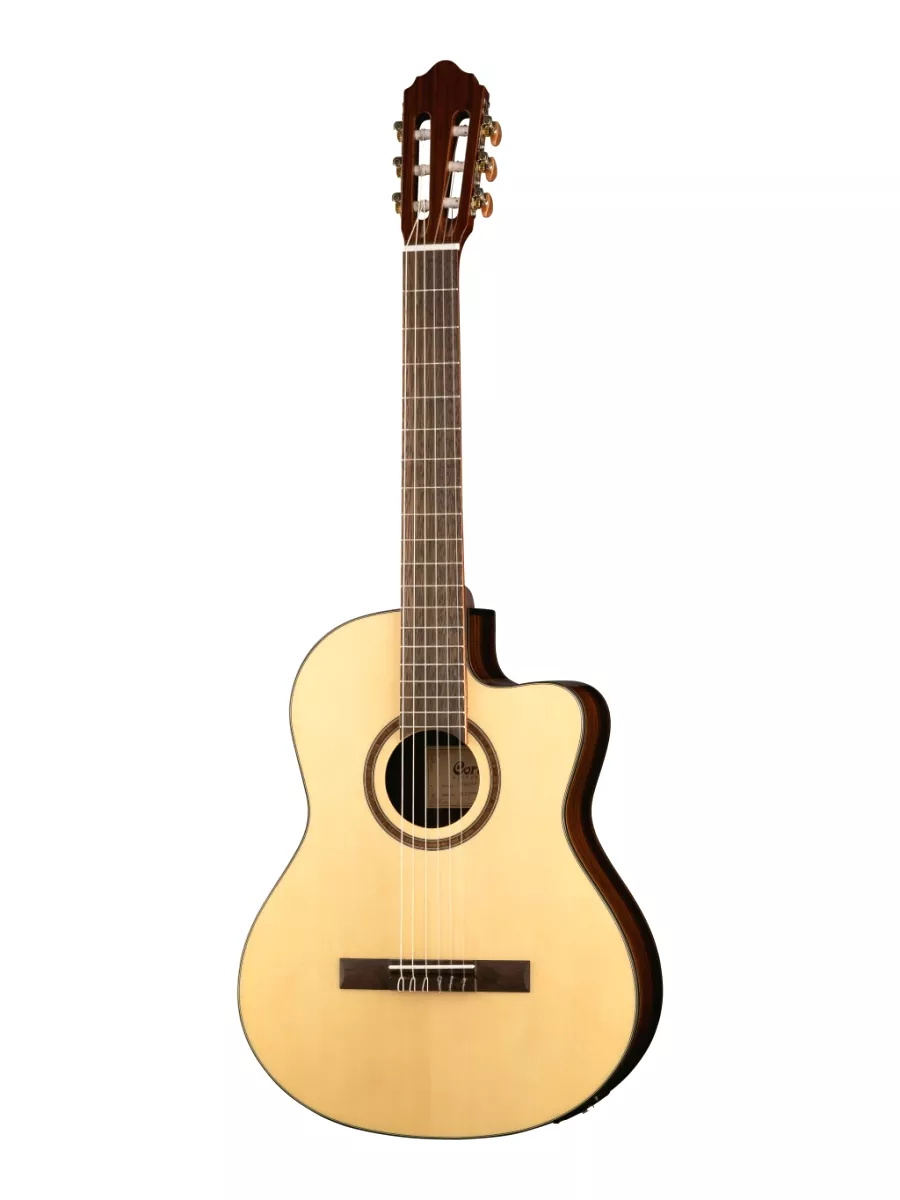 AC160CF-NAT Classic Series Классическая гитара со звукоснимателем, с вырезом, Cort