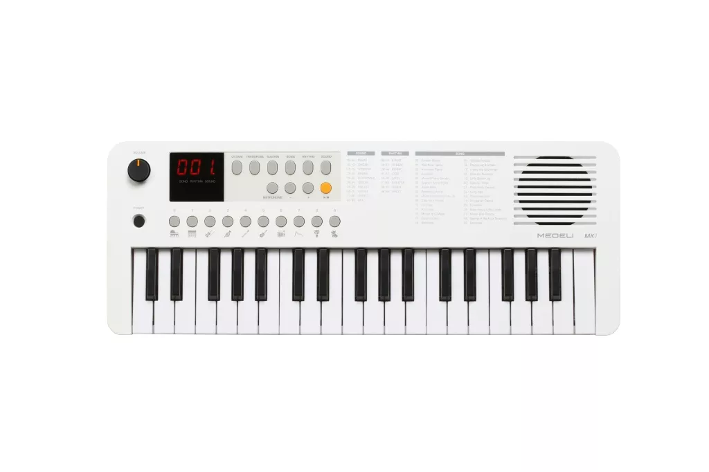 MK1-WH-Medeli Синтезатор, 37 клавиш, белый, Medeli